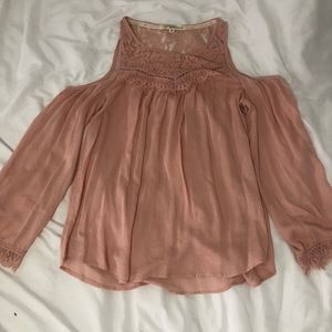 off the shoulder long sleeve top